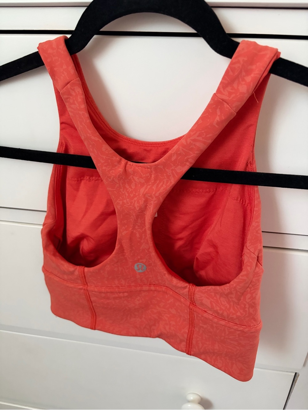 lululemon athletica Coral Racerback Support Sports Bra